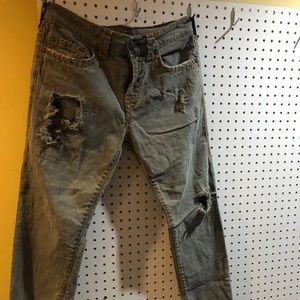 True Religion Men’s Ripped Jeans
